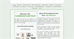 Desktop Screenshot of cumberlandlandtrust.org
